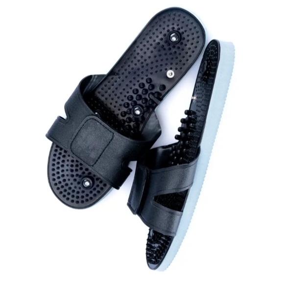 Tens Unit Muscle Stimulator Massager Adjustable Snap on Foot Pain Reliever - Picture 6 of 9